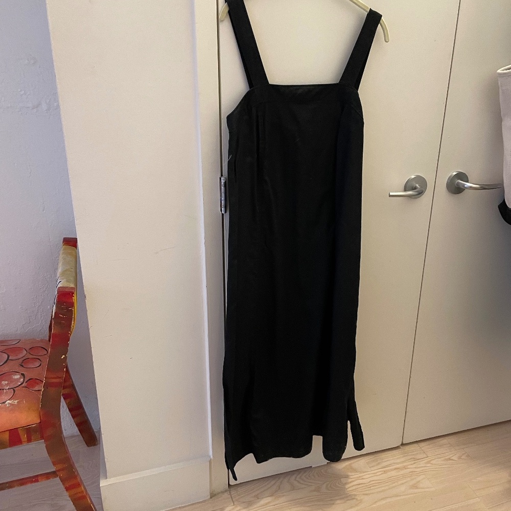 Madewell Black Linen Sundress - Picture 2 of 3